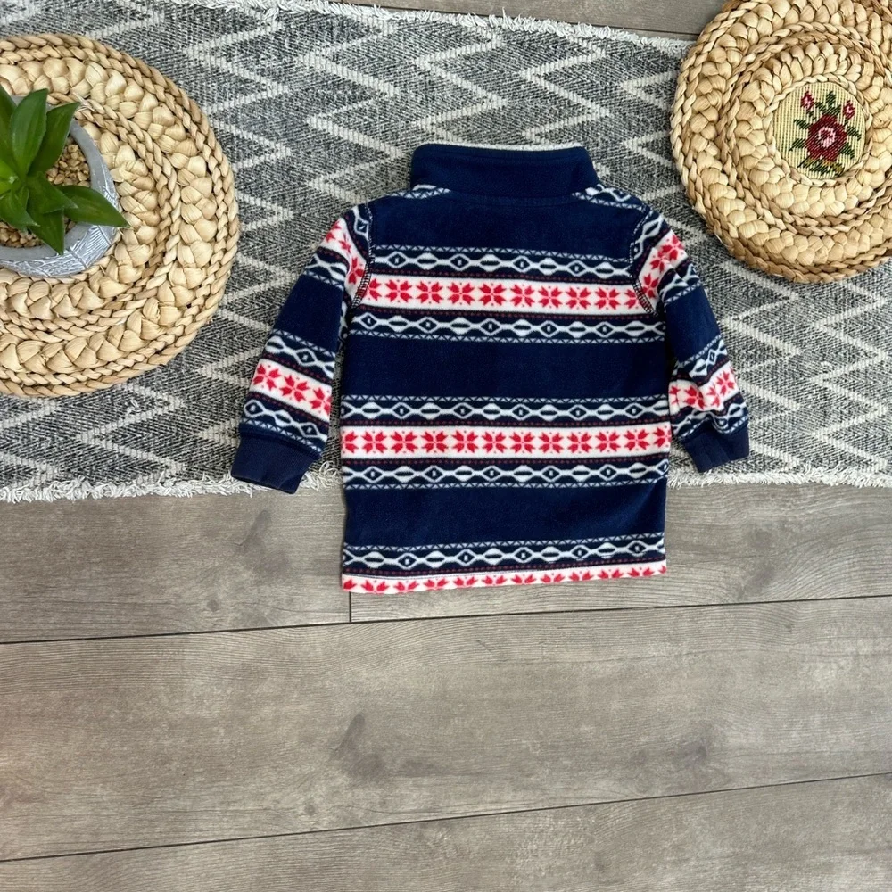 Carter's Baby Boy Winter Aztec Western Holiday Fleece Sweater Pullover 6 Months